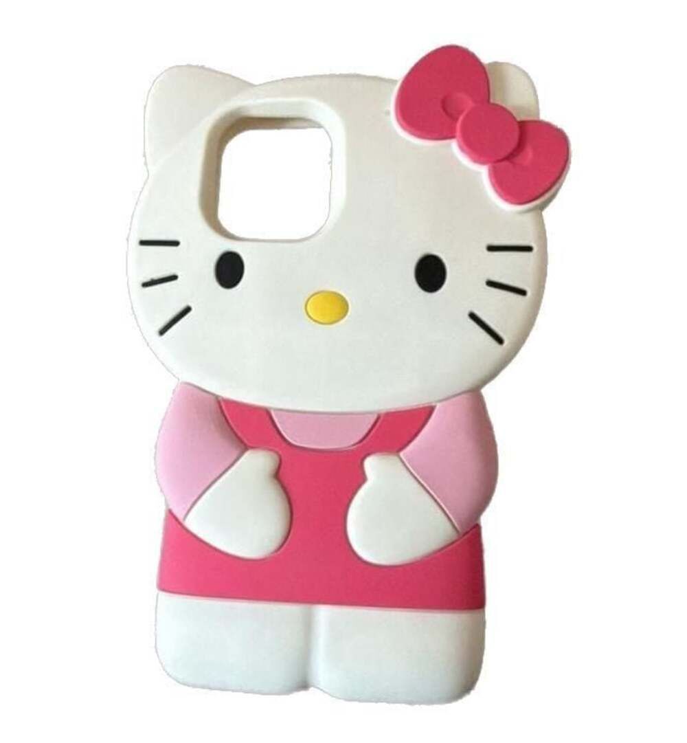 Hello Kitty Silicone 3D Figure iPhone 12 Pro Max Protective Case